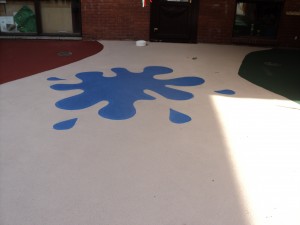 Ball Court Marking Line Painting Wet Pour Road Cycle Tracks Portsmouth Hampshire Surrey Sussex Colour Coatings Sports Halls Playgrounds