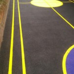 David Lloyd Fitness Centre Solihull Line Marking Painting Portsmouth Hampshire Surrey Sussex Car Parks Polymeric Colour Coatings Sports Halls