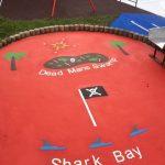 Playground Lee-on-Solent Hampshire - Marking - Thermoplastic - Painting Portsmouth Hampshire Surrey Sussex - Polymeric Colour Coatings Sports Halls