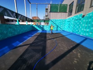 Polymeric Coating Croydon Ball Court Marking Painting Hampshire Surrey Sussex Car Parks Polymeric Colour Coatings Sports Halls Playgrounds