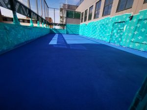 Polymeric Coating Croydon Ball Court Marking Painting Hampshire Surrey Sussex Car Parks Polymeric Colour Coatings Sports Halls Playgrounds