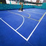 Ball Court Line Marking Croydon Marking Painting Hampshire Surrey Sussex Car Parks Polymeric Colour Coatings Sports Halls Playgrounds