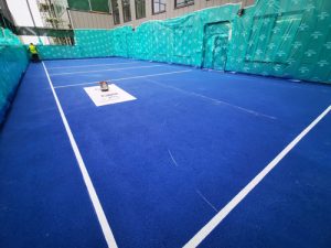 Parkmarks Southern Line Painting Hampshire Surrey Sussex Car Parks Polymeric Colour Coatings Sports Halls Playgrounds